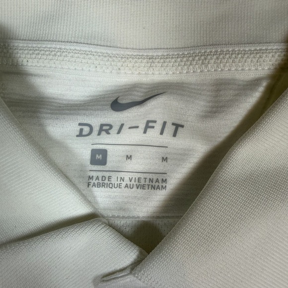 Nike Dri-Fit Clemson Tigers Short Sleeve Polo Men's Medium White Purple NWT - Picture 4 of 8